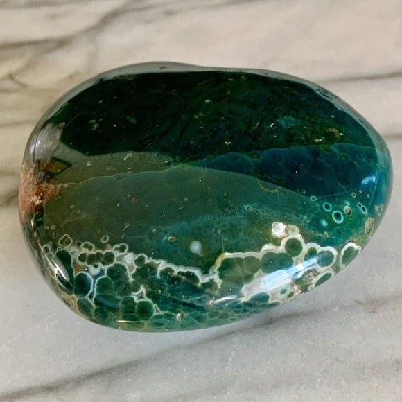 Ocean Jasper Heart - Picture 6 of 9